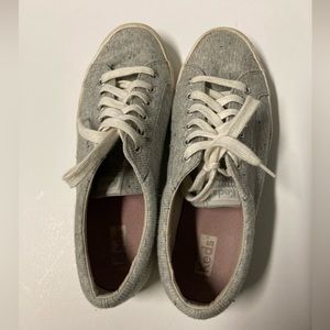 Speckled gray Keds shoes